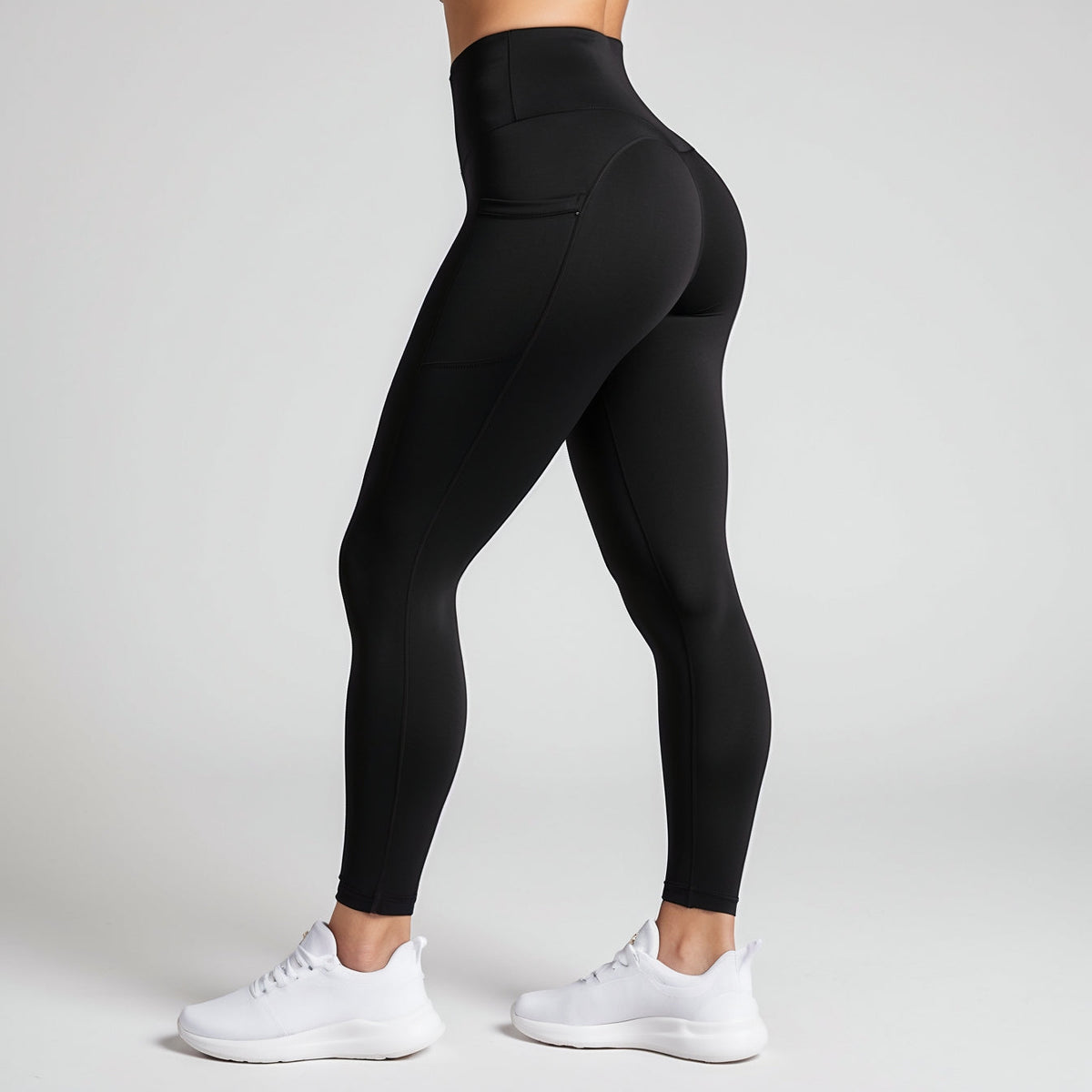 Pocket-filled athletic leggings