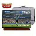 24-Inch Portable Smart TV with Built-In Battery & Carry Case – FHD Matte Display