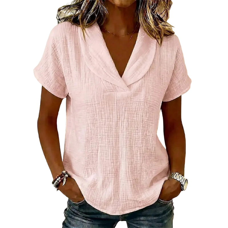 Loose-fitting summer knit T-shirts - Clearance Sale